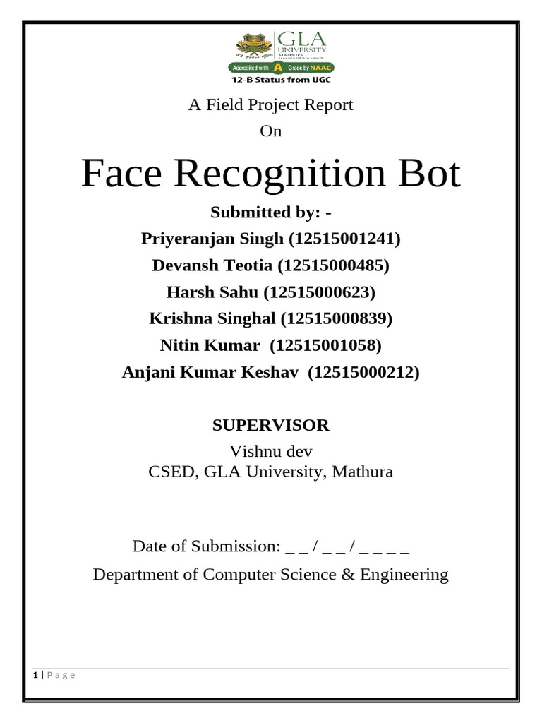 Format Project Report Almost Final | PDF | Machine Learning | Deep Learning