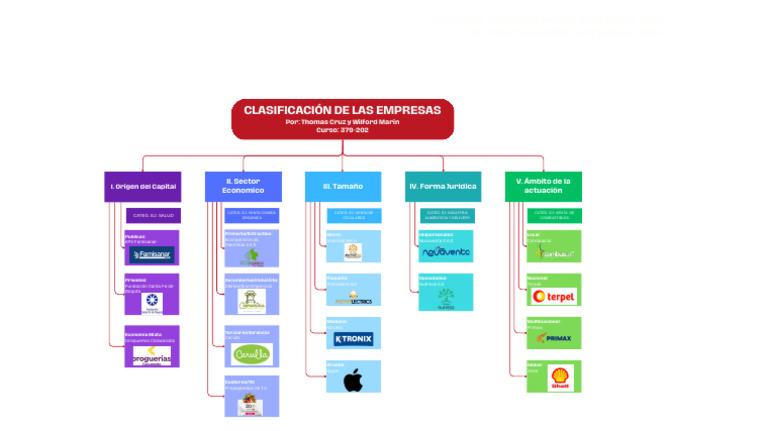 Clasificación de Las Empresas | PDF | Economias