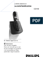 Manual Telefono Philips CD 140