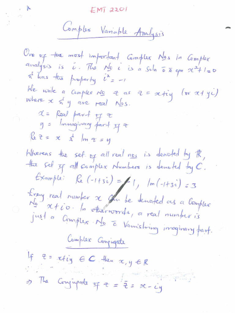 Complex Variable Analysis | PDF