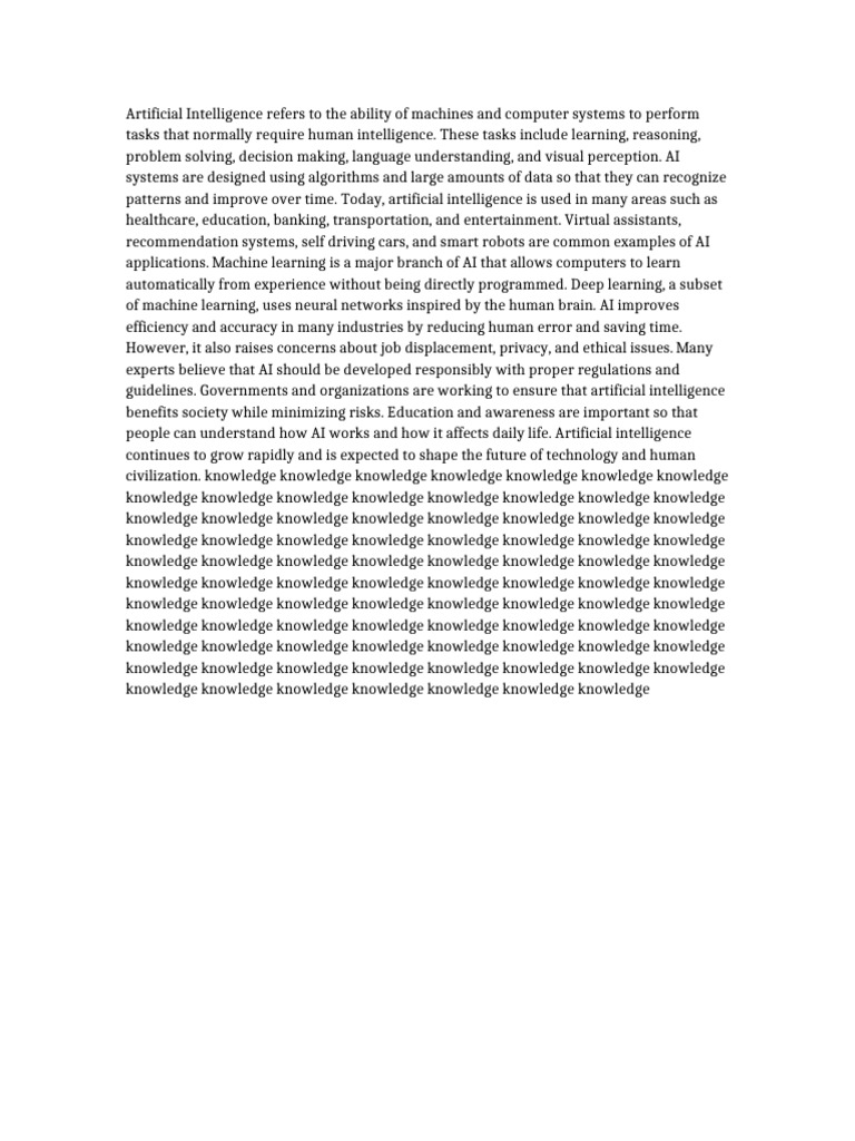 Project File Artificial Intelligence | PDF | Artificial Intelligence ...
