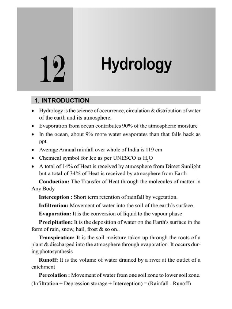 Hydrology | PDF