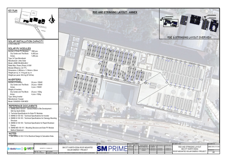 Smne DWG 101 004 - Ab - RSD and Stringing Layout Annex | PDF