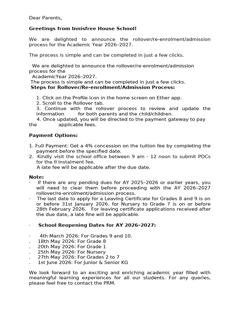 Rollover Circular IHS | PDF