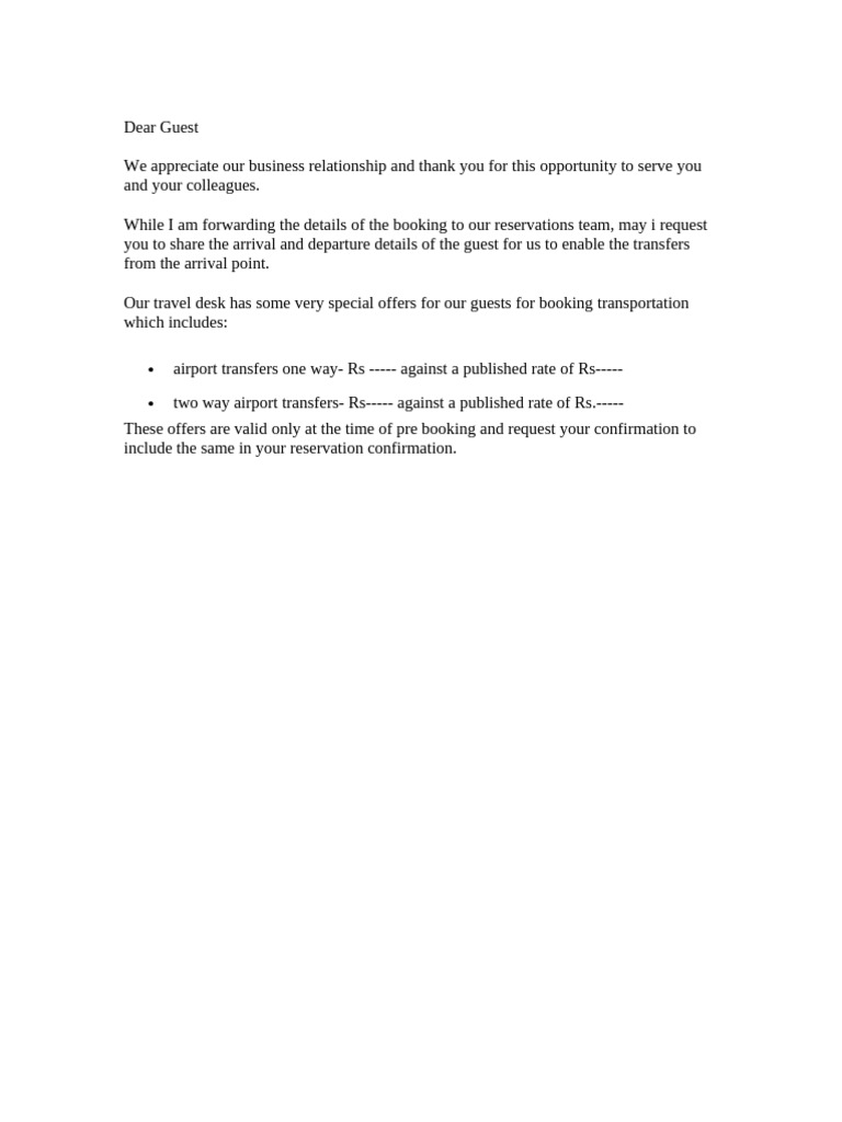 Format For Airport Details | PDF