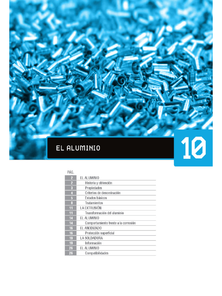 Cap10 El Aluminio | PDF | Aluminio | Tratamiento a base de calor
