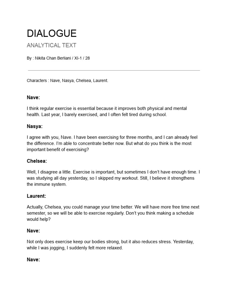 Dialogue | PDF