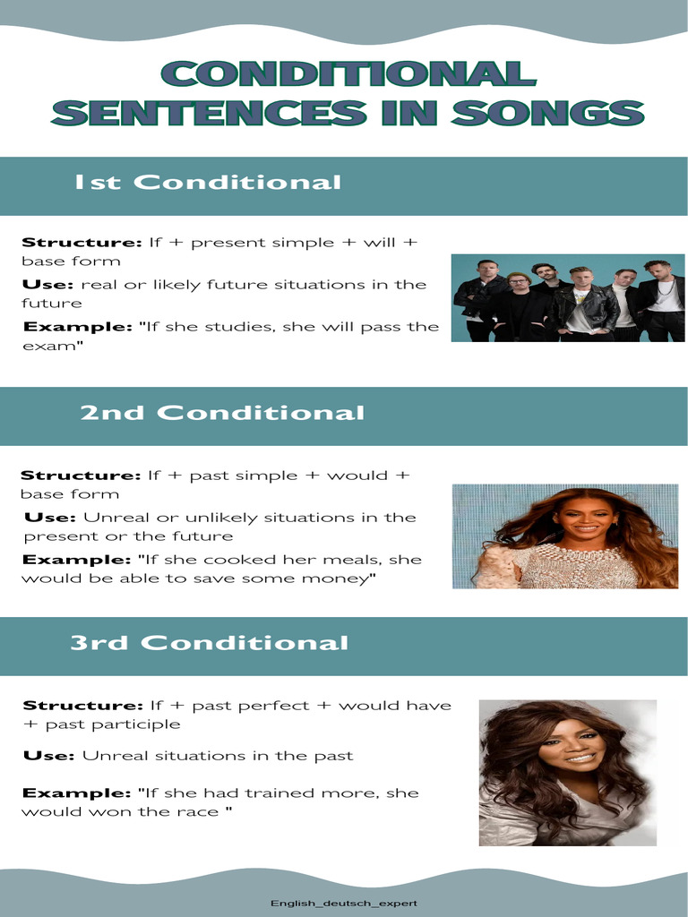 Conditional Sentences in Songs | PDF