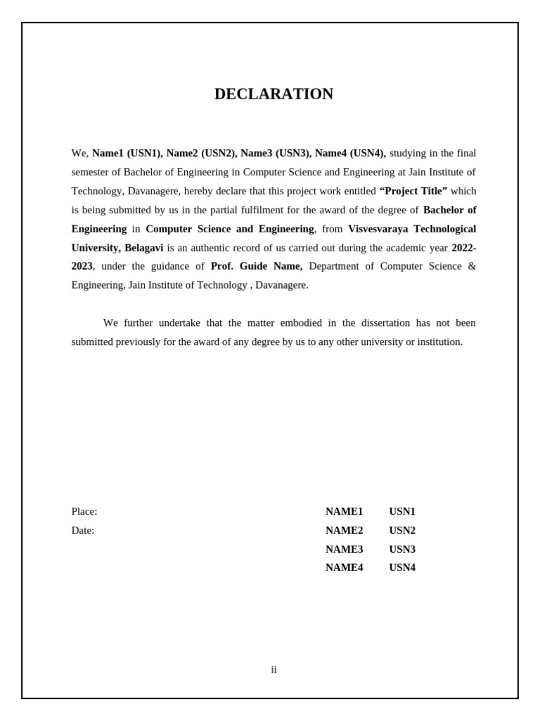 4 Declaration | PDF