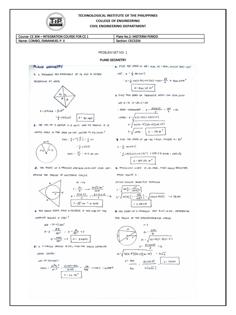Combo Cec32s4 Midterm Plate | PDF