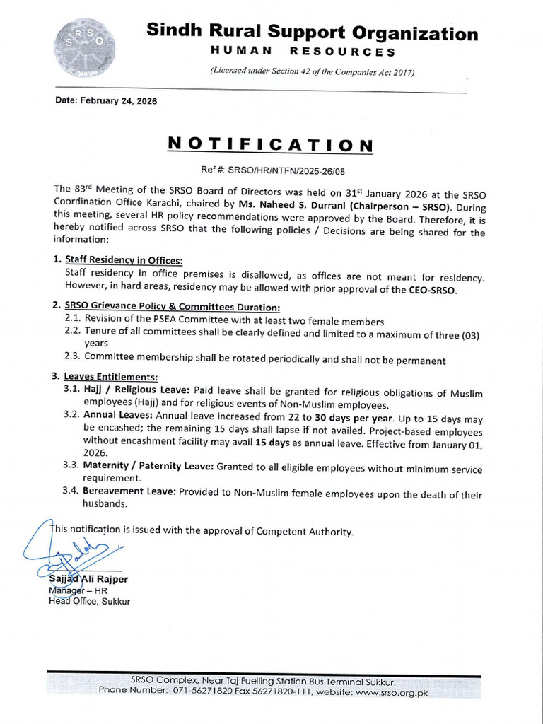 Notification | PDF