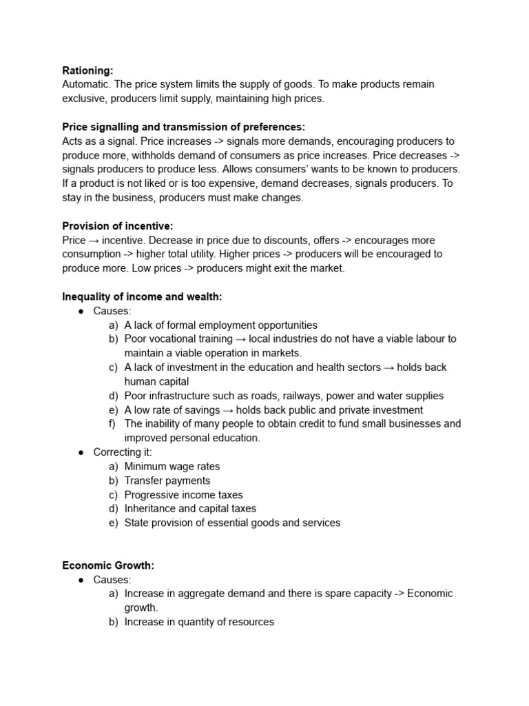 Economics - To View - Paper 2 | PDF | Inflation | Elasticity (Economics)