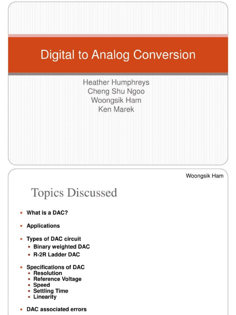 Analog To Digital Converter | PDF