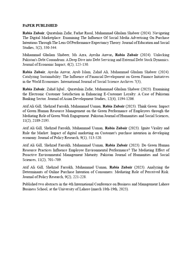 Paper Published | PDF