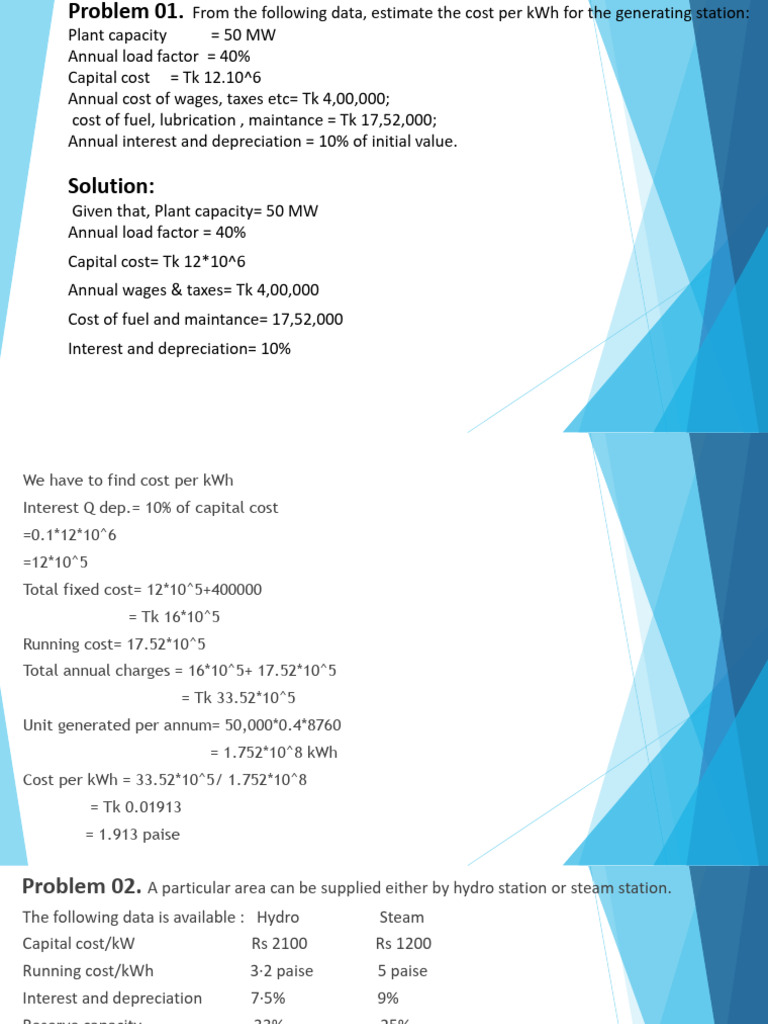 Mathematical Problem | PDF | Energy Technology | Sustainable Technologies