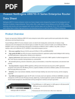 Huawei NetEngine AR600 Series Enterprise Routers Datasheet | PDF ...