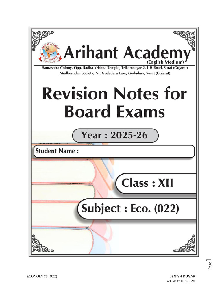 Eco Assignment 2025-26 | PDF | Reserve Bank Of India | Inflation