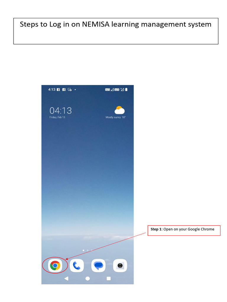 Steps To Log in | PDF