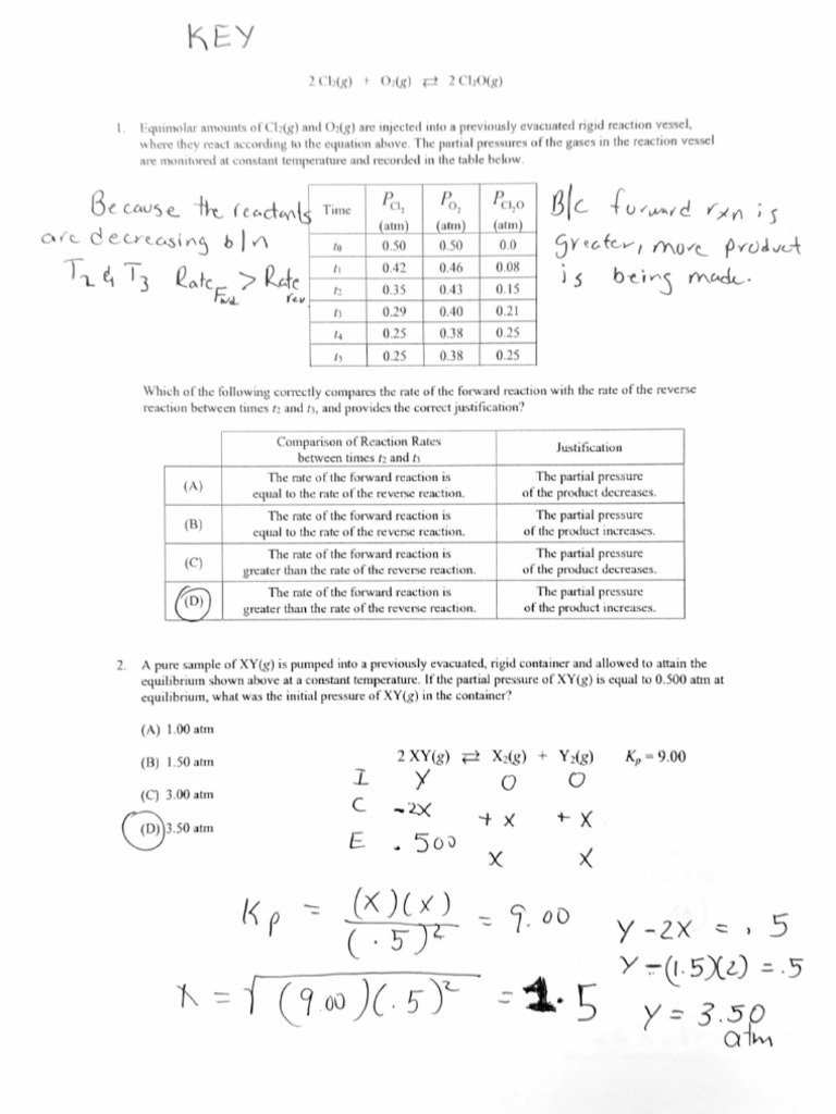 Unit 7 Test Review KEY 2025 | PDF