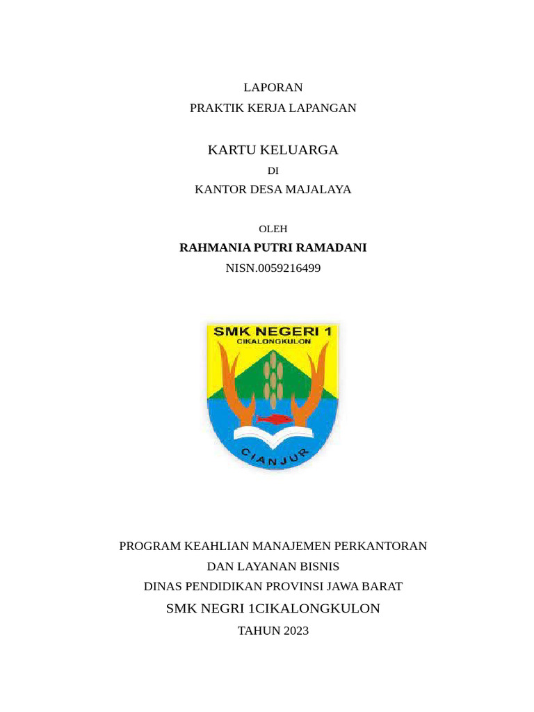 Laporan Rahmania | PDF