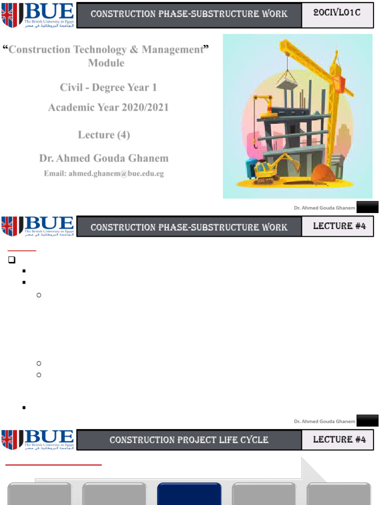Lecture 4 - Concrete Substructure Work - Part 2 | PDF | Foundation ...