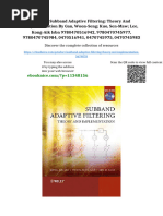 Solution Manual For Adaptive Filter Theory 4th Edition by Simon