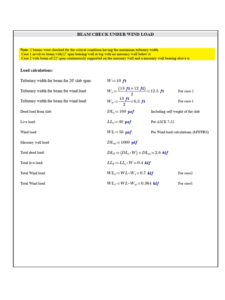 Rafter Reation Cal | PDF