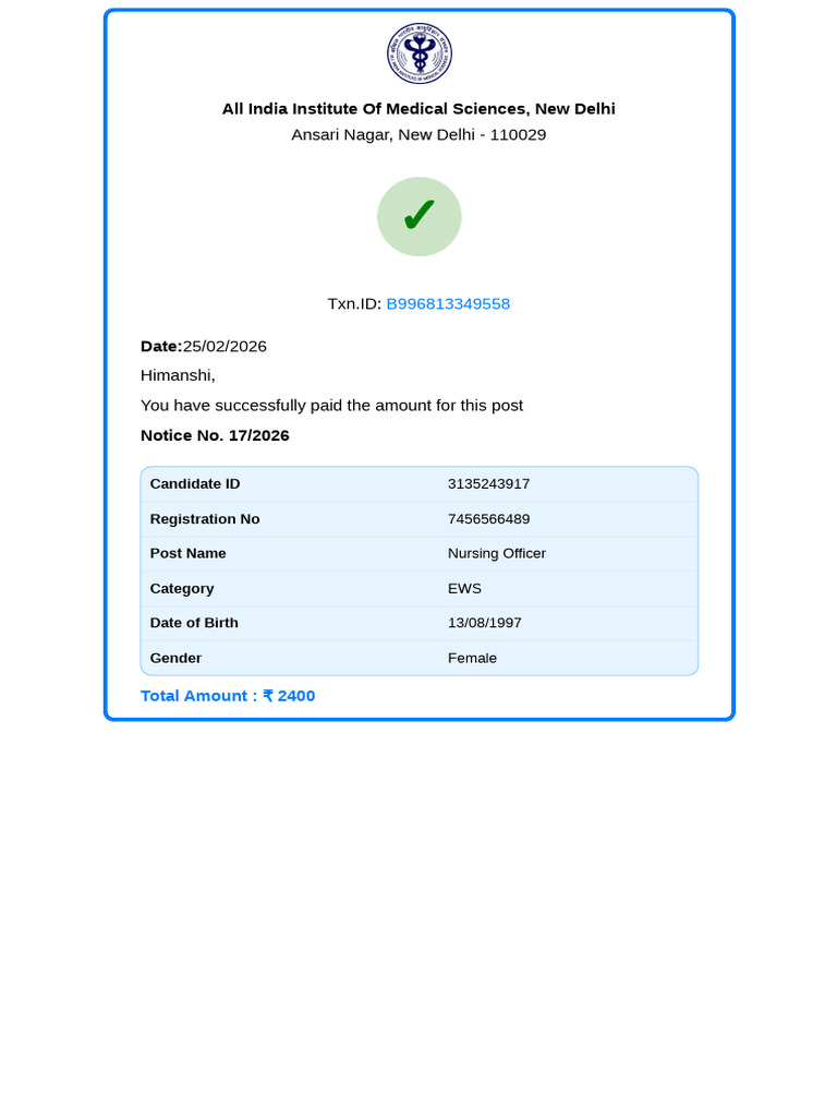 Transaction Receipt | PDF