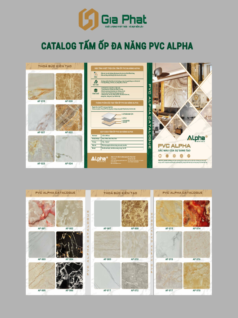 Catalog PVC Alpha Gap 3 | PDF