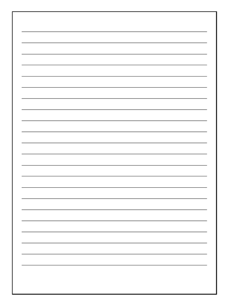 Ruled Sheet | PDF