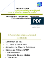 TIC para La Mineria Artesanala