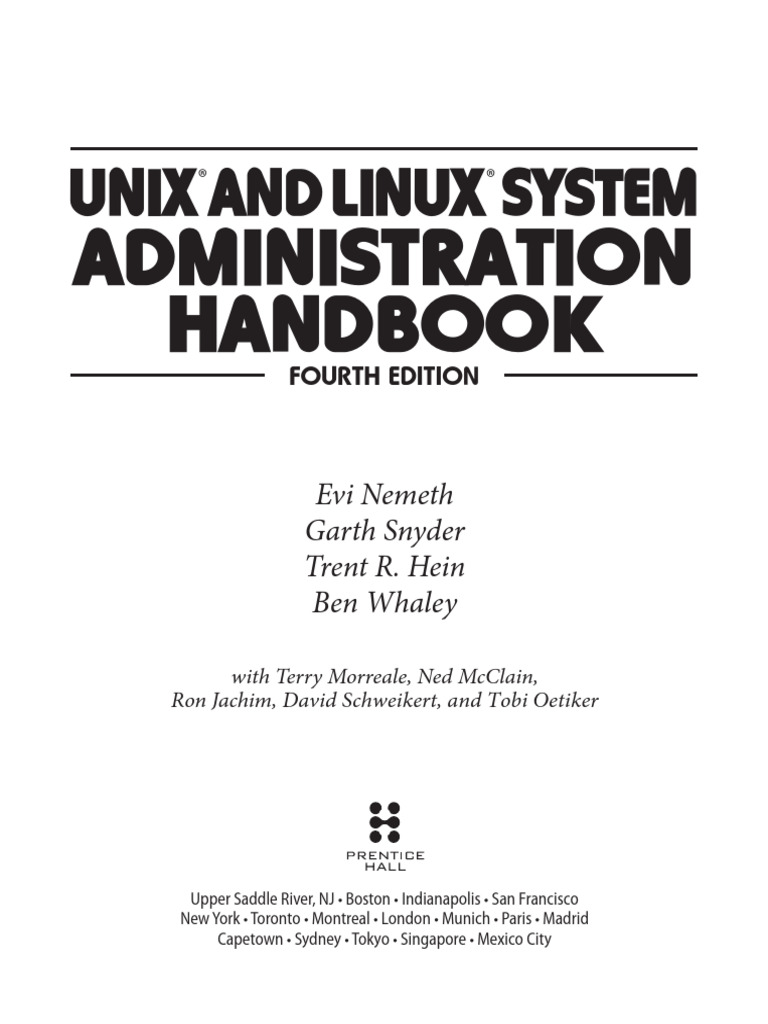 Unix and Linux System Administration Han | PDF | Linux Distribution | Linux