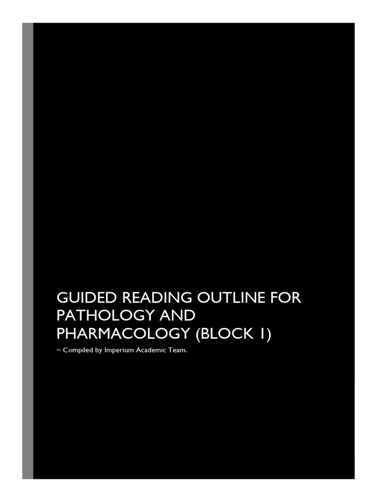 BLOCK I Guided Reading Outline | PDF | Medical Microbiology | Pathology