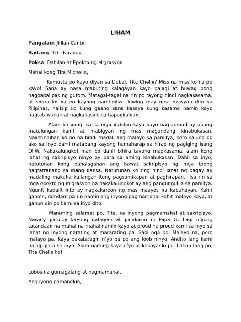 Liham Final | PDF