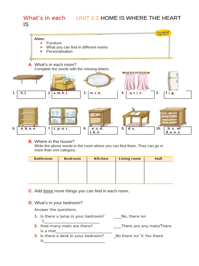 Clb5 TF Worksheet p18 21 | PDF