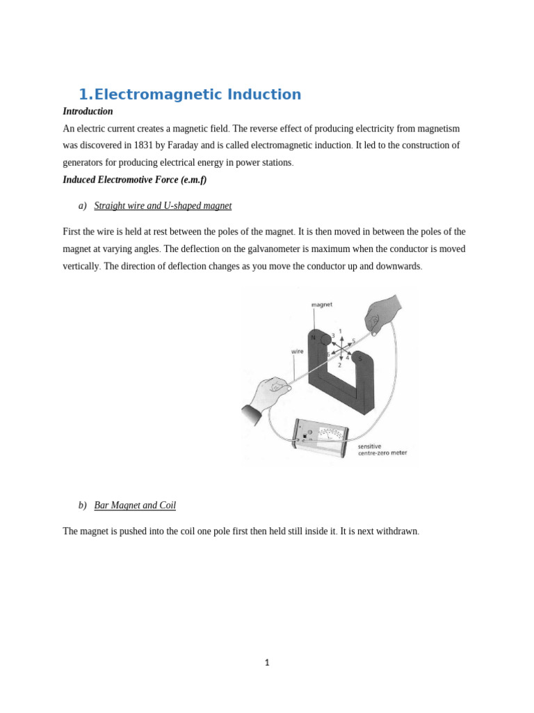 Electromagnetic Induction 2 | PDF | Electromagnetic Induction | Inductor