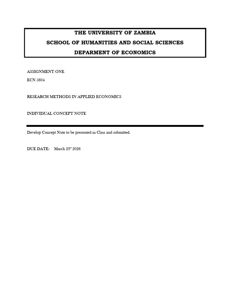Assignment No 1 Individual Project | PDF