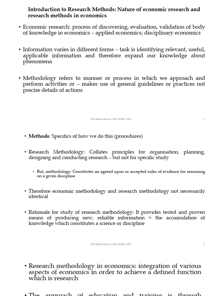 Lecture 1.1 | PDF | Methodology | Knowledge
