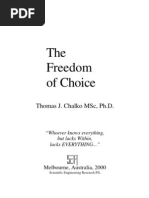 Download The Freedom of Choice - Thomas J Chalko by waitingfordoom SN10035855 doc pdf