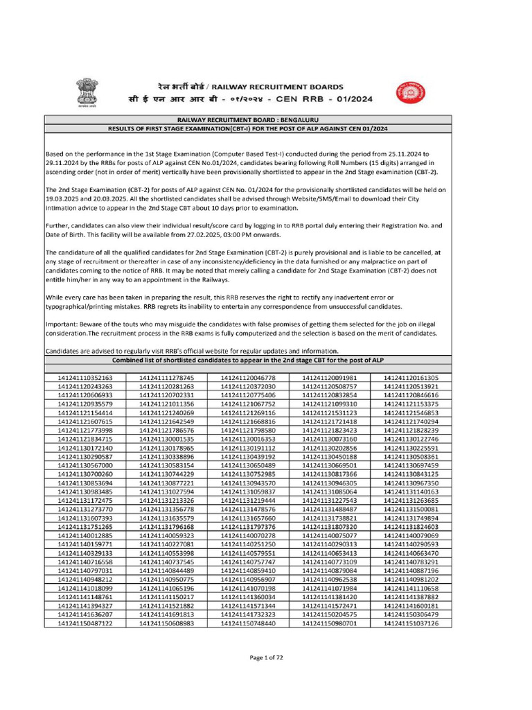 ALP Result PDF - 26-02-2025-2 | PDF