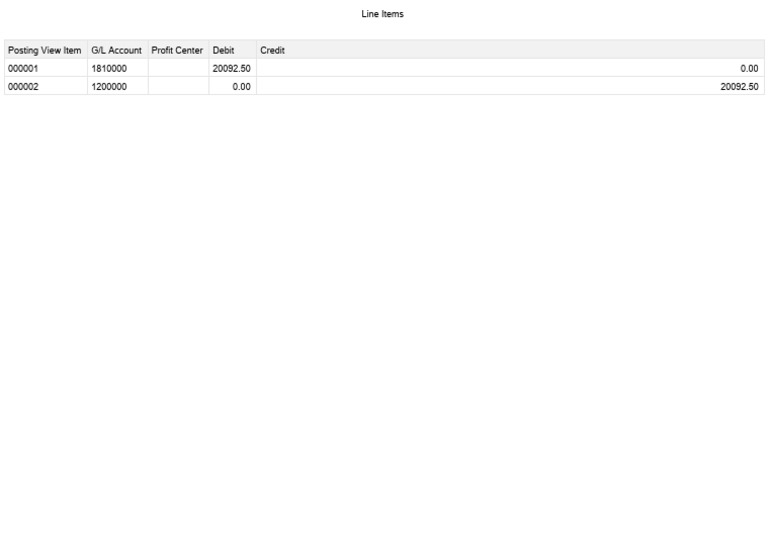 Line Items | PDF