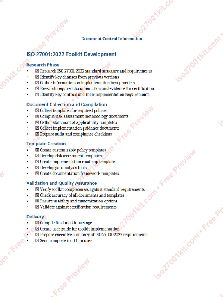 Implementation To-Do List - Watermarked | PDF