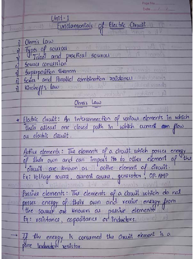 BEE Notes.... | PDF