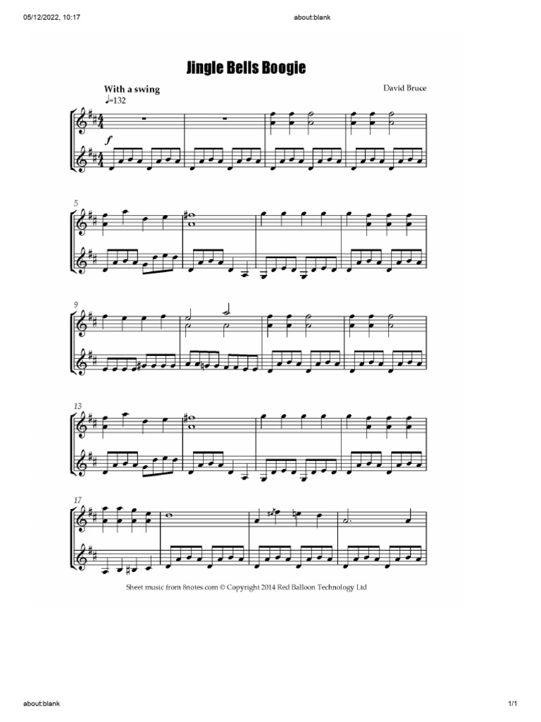 Jingle Bells 1 | PDF