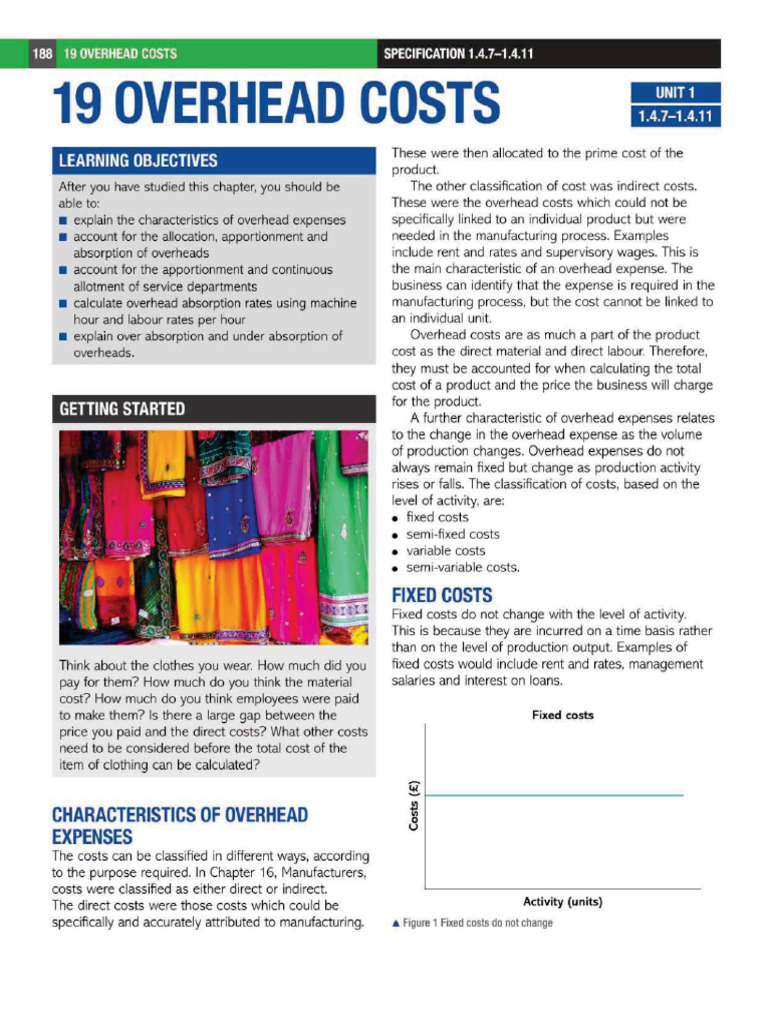 Overhead Costs | PDF