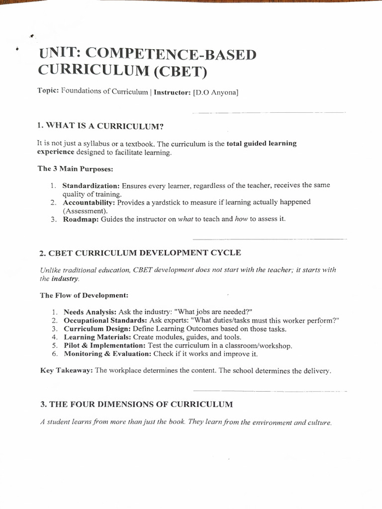 Notes Cbet | PDF