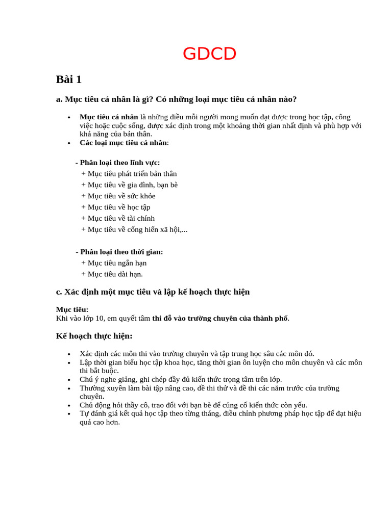 GDCD | PDF