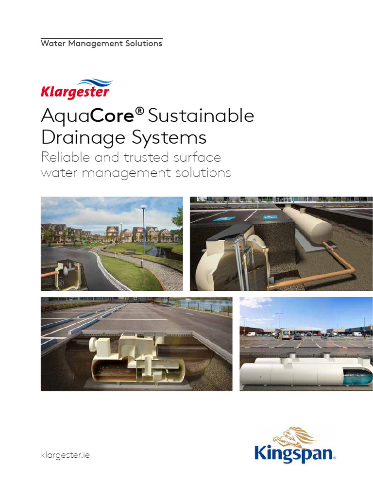 Kingspan Klargester Aquacore Range Brochure en Ie | PDF | Hydrology ...