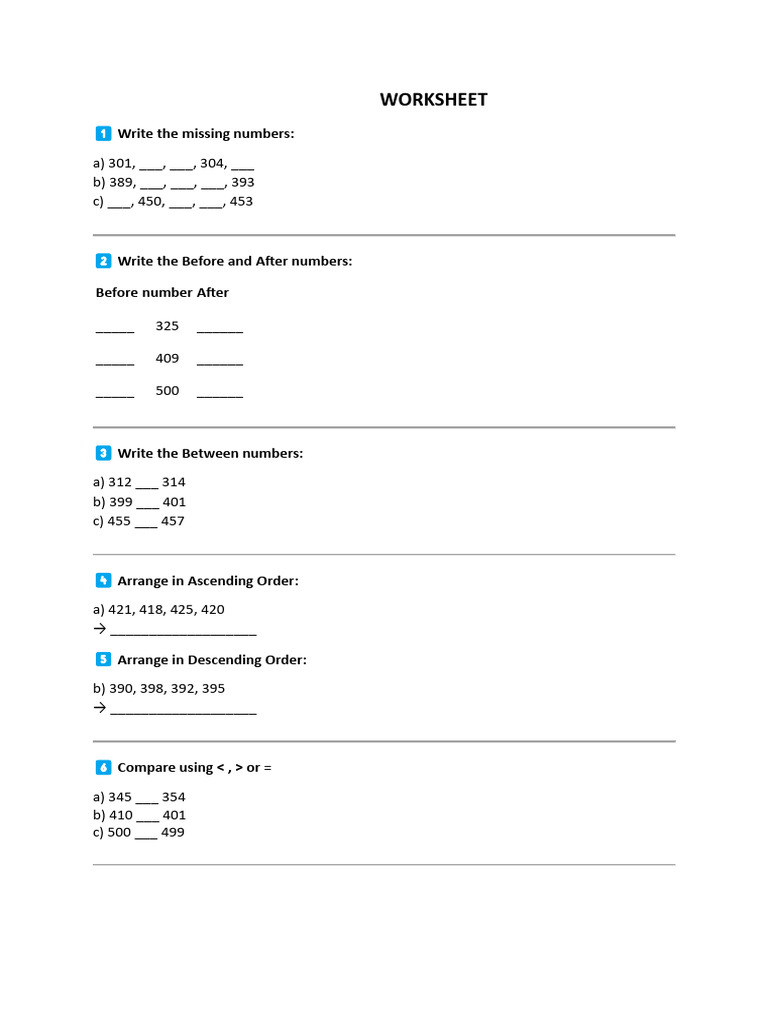 Maths Worksheet | PDF