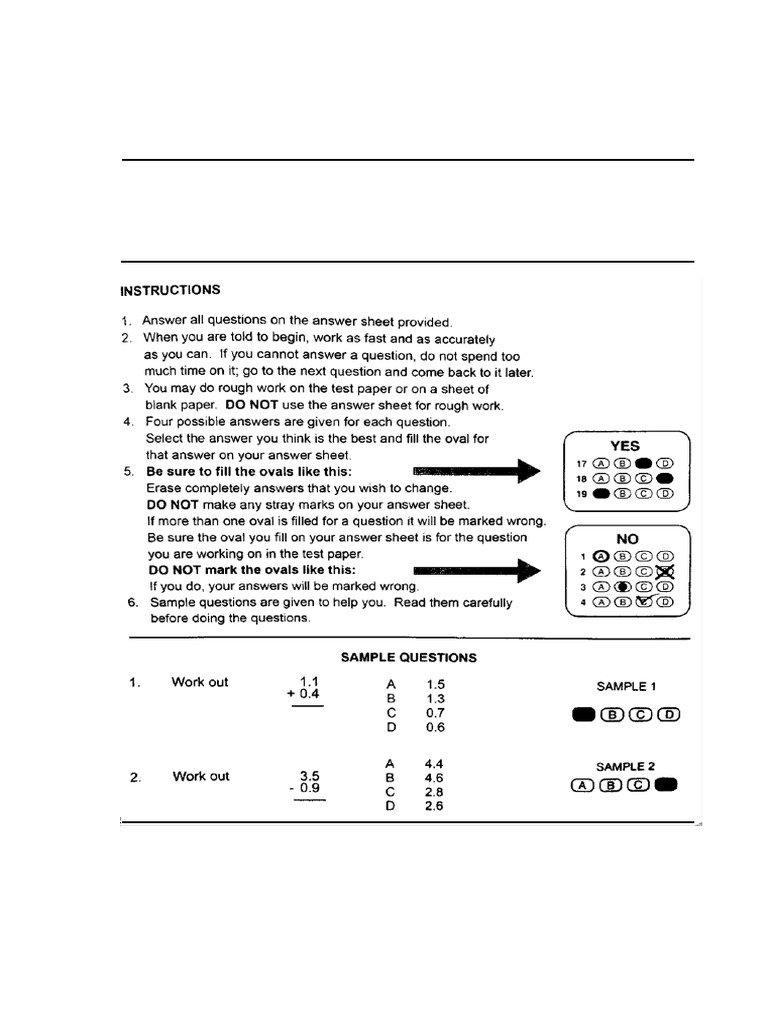 Maths 7 Mock Exam & MARKING KEY 2019 NORTH EAST REGION | PDF | Mathematics